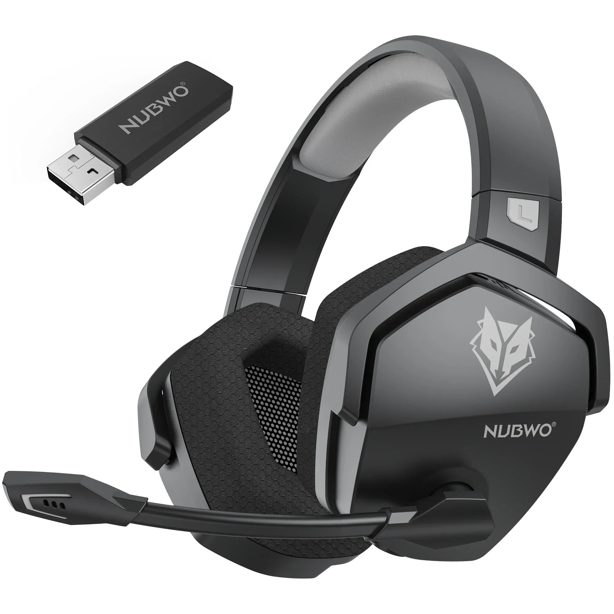 Dual Wireless Gaming Headset with Mic ANC for PS5 PC Mobile Switch