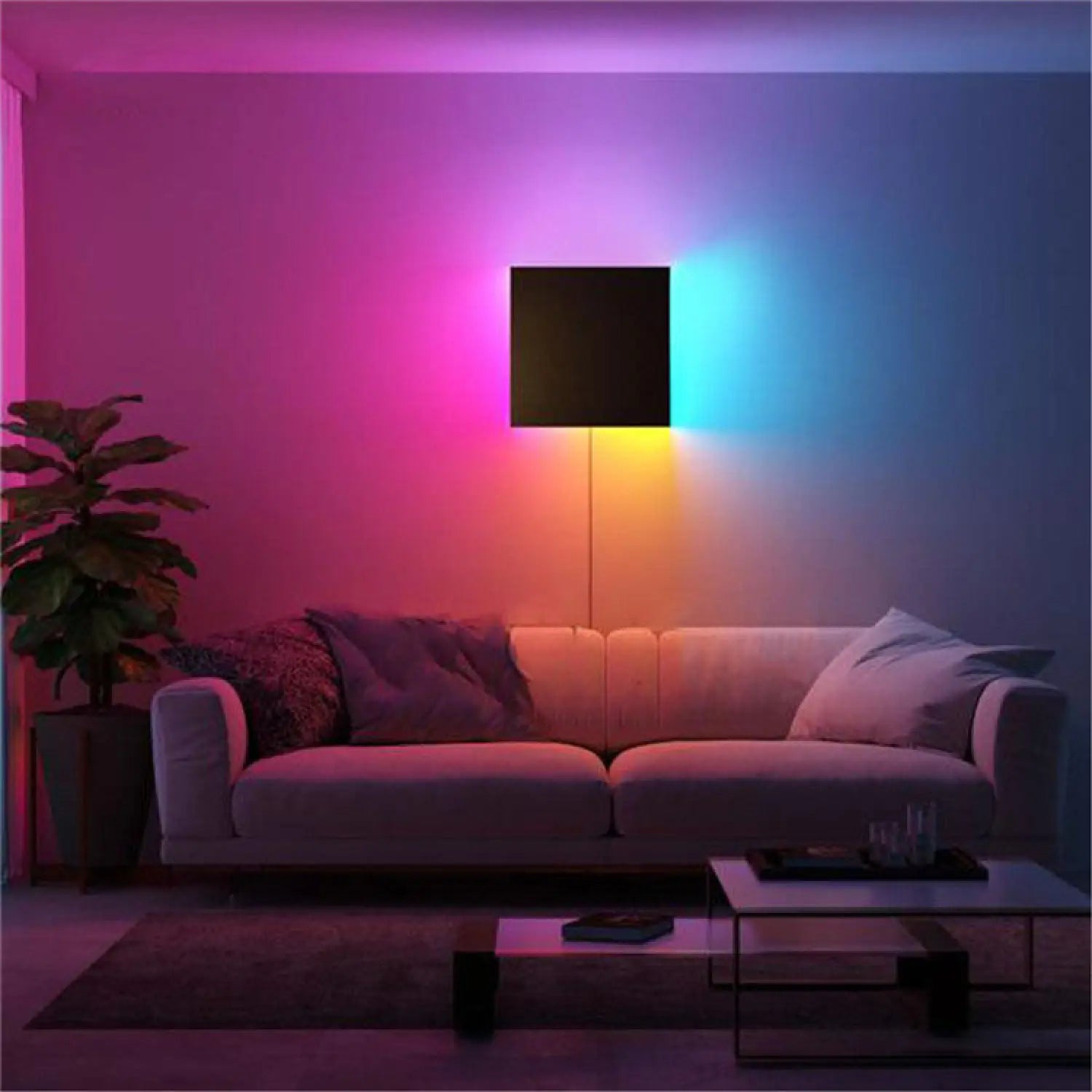 Modern RGB LED Wall Light in Living Room and Bedroom for Decor