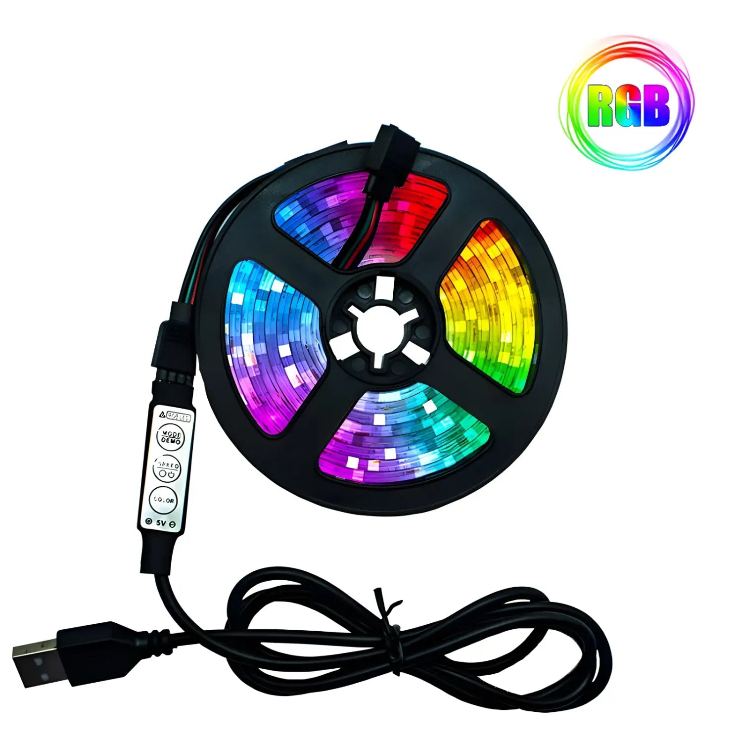 Smart LED Lights Bluetooth RGB Strip with Remote Control